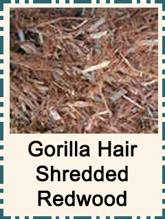 Buy Redwood Gorilla Hair Mulch for Sale near Los Angeles, California 